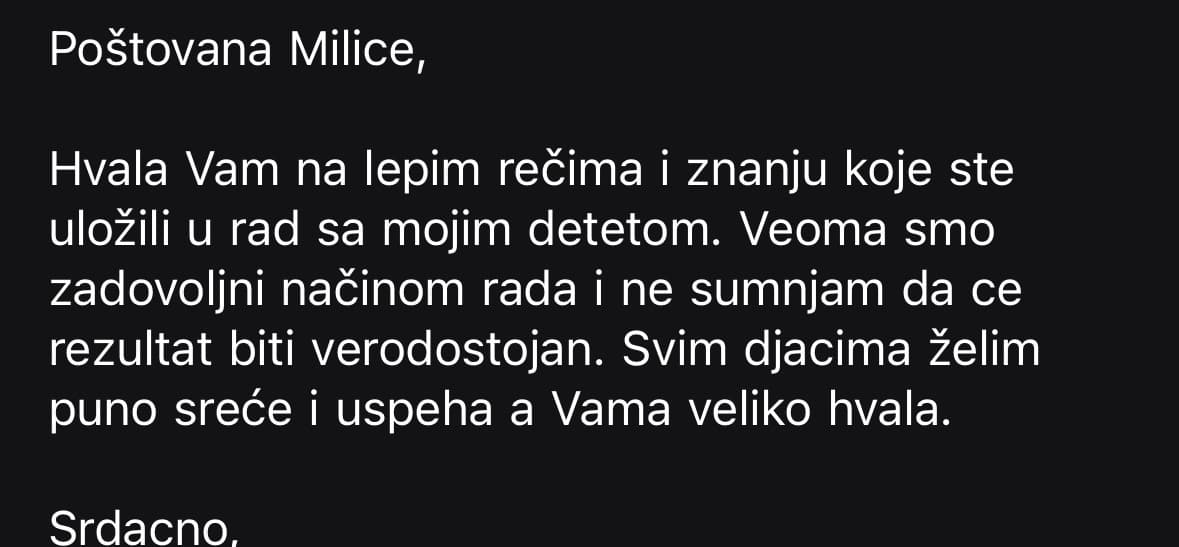 Utisak o pripremi za malu maturu 14